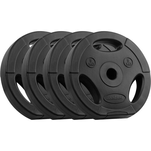 Rebel ACTIVE Bitumenski tegovi sa tri rukohvata set 4x5kg / 31mm RBA-2122 Cene