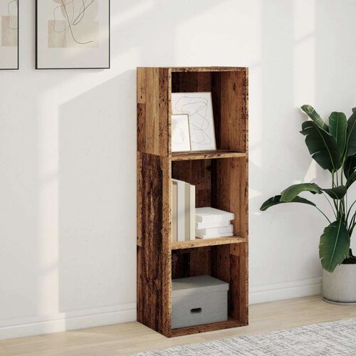 vidaXL Regal za knjige boja starog drva 40x30x114 cm konstruirano drvo Cene