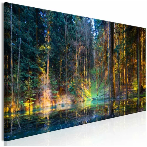  Slika - Pond in the Forest (1 Part) Narrow 135x45