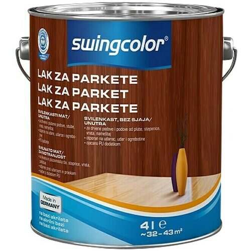 SWINGCOLOR Lak za parket (4 l, Svilenkasti mat) Cijene