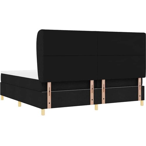 Podna opruga s madracem Tamno siva 90x190 cm Crna 200 x 200 cm Slike