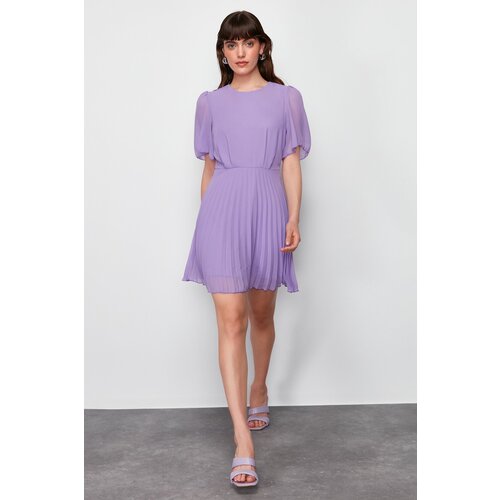Trendyol Purple Woven Mini Dress Cene