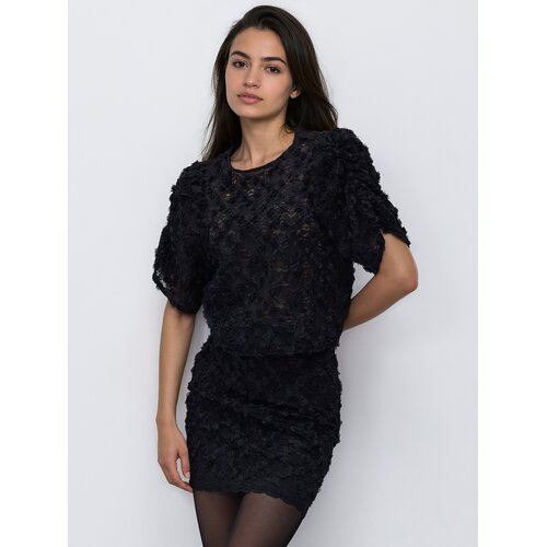 Reserved Bluza s aplikacijama - crno Cijene