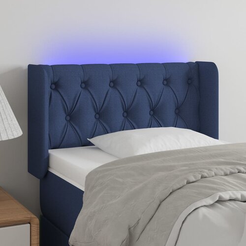  LED uzglavlje plavo 83x16x78/88 cm od tkanine Cijene