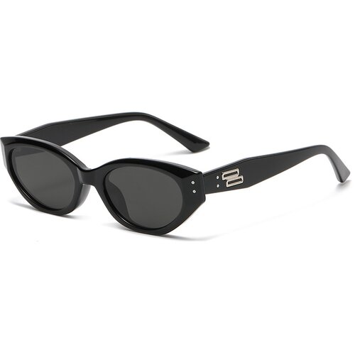 INF Sončna očala s kompaktnim okvirjem in sivimi stekli Black, (21299599) Cene