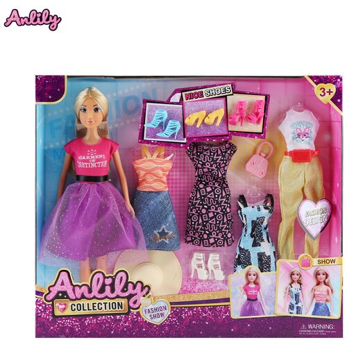 Masen Toys punčka z oblačili in modnimi dodatki Slike