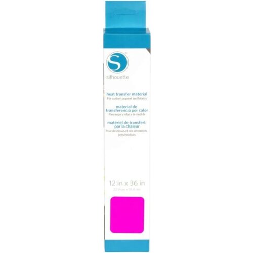 Silhouette Smooth Heat Transfer - 30,5 cm x 0,9 m - Neon Pink Cene