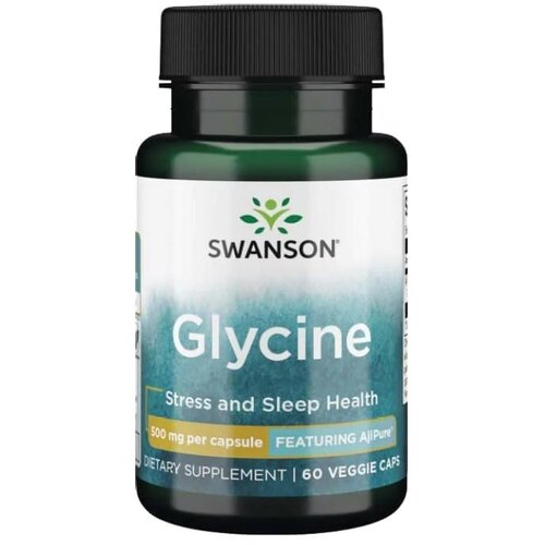 Swanson Glicin 500 mg (60 kapsul) Slike