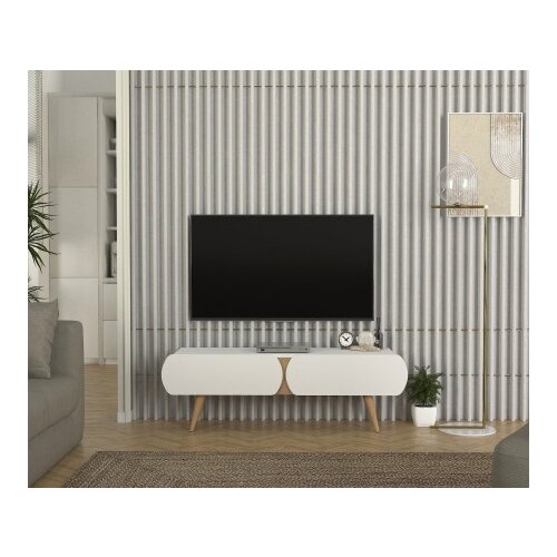 Elody 120 tv komoda bela-bukva ( 0000414 ) Slike