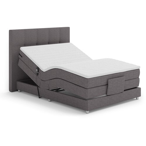 Kondela Električna nastavljiva postelja 120x200, boxspring, siva, MURKO NEW Cene
