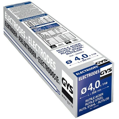 Gys Rutilne elektrode (Prikladno za: Čelik, Promjer: 4 mm, 110 Kom.) Slike