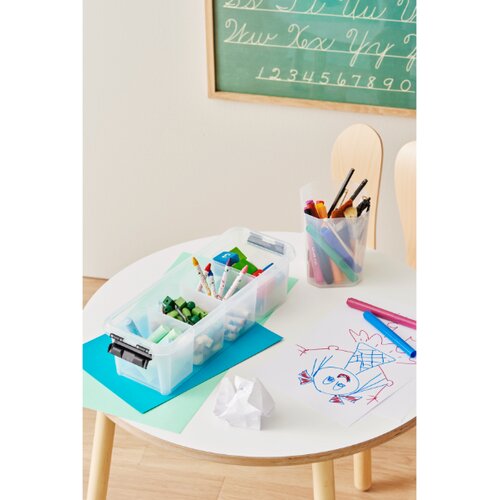 Smart Store Zaboj za shranjevanje ClipBox (Do x &Scaron; x V: 38 x 14 x 11 cm, Plastika, Prozorna) Cene