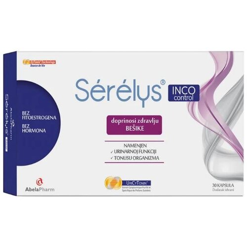 Abela pharm Tablete za žene sa problemom urinarne inkontinencije Sérélys Inco Control, 30 Kapsula Cene