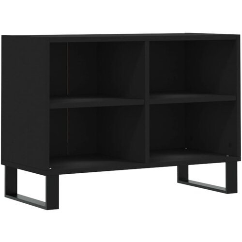 Maison Chic TV omarica - TV enota - Televizijska omarica črna 69,5x30x50 cm inženirski les, (21702244) Cene