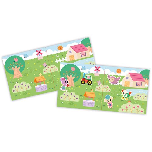 Janod knjižica z nalepkami za večkratno uporabo Slike