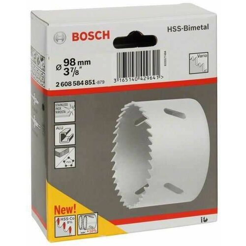 Bosch testera za otvore hss-bimetal za standardne adaptere 2608584851/ 98 mm/ 3 7/8" Slike