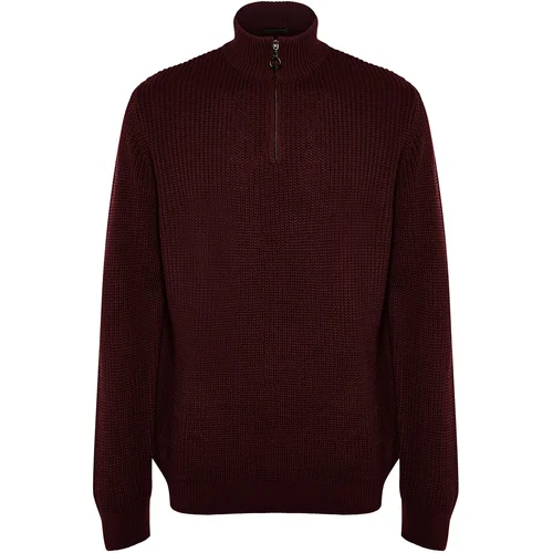 Trendyol Sweater - Burgundy - Regular fit