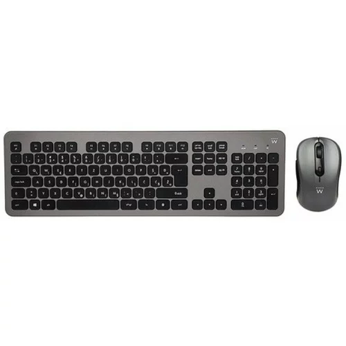 Ewent tipkovnica in miška wireless scissor keyboard and mouse, usb, slo