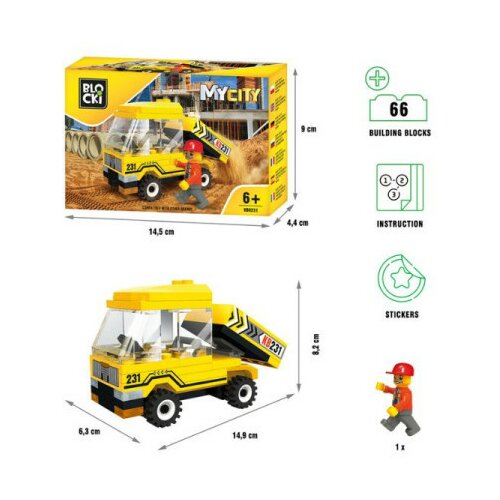 Kocke blocki kamion kiper ( 76/0231 ) Slike