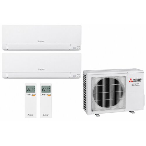 Mitsubishi Mistubishi multisplit dvojček 2 x MSZ-BT25VGK2-E1 2,5kw / MXZ-2F53VF4-E1 5,3kw z montažo - Cene