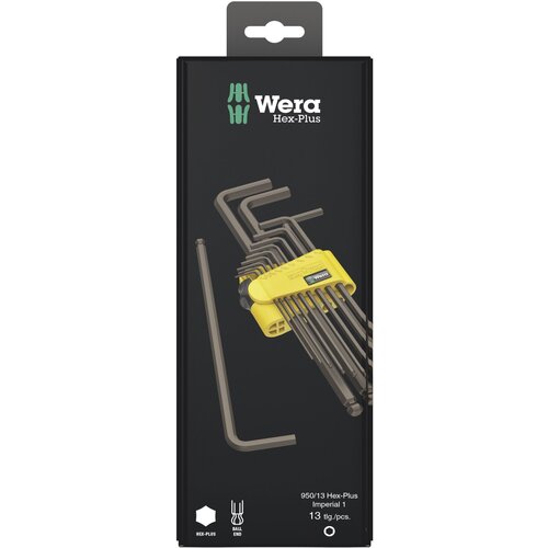 Wera 950/13 Hex-Plus Imperial 1 angle wrench set BlackLaser Cijene