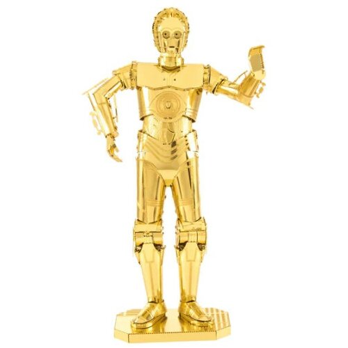 Metal Earth 3D metalna maketa - Star Wars Robot C-3PO gold ( 502666 ) Slike