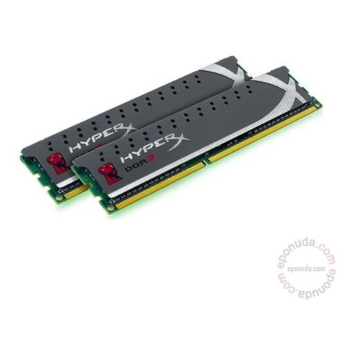 Kingston HyperX 4GB DDR3 1600MHz KHX1600C9D3X2K2/4GX Set 2x 2GB Genesis Grey series ram memorija Slike