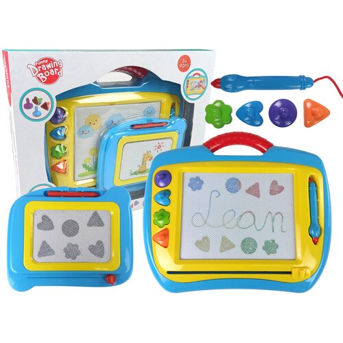  Magnetne ploče 2u1 sa pečatima i olovkom - plavo/žuti Cijene