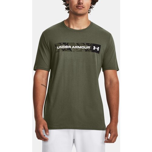 Under Armour T-Shirt UA CAMO CHEST STRIPE SS-GRN - Men Slike