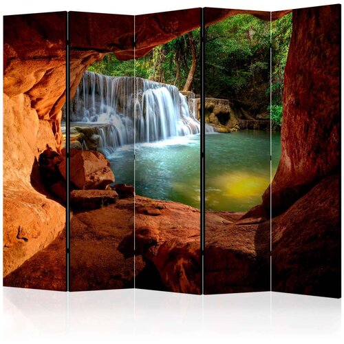 Paravan u 5 dijelova - Cave: Forest Waterfall II [Room Dividers] 225x172 Cijene