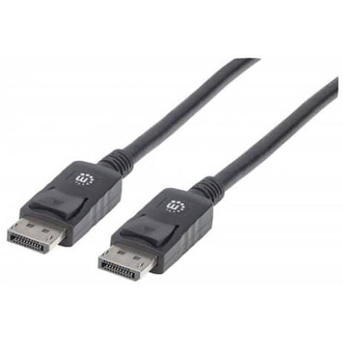 Manhattan DisplayPort priključni kabel DisplayPort utikač, DisplayPort utikač 2.00 m crna 307116-CG DisplayPort kabel Cijene