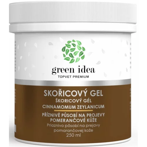 Green Idea Massage gel Cinnamon masažni gel proti celulitu 250 ml