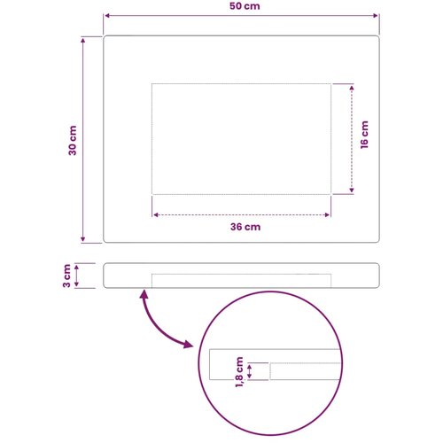  Pravokutni stolni vrh 50 x 30 x 3 cm Pravokutni - Bijela 90 x 55 x 3 5 cm Pravokutno Slike