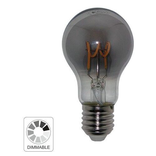 Mitea Lighting E27 4W A60 2200K filament flex smoky led dimabilna sijalica 230V 140lm Slike