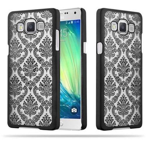 Cadorabo CARE, združljiv s Samsungom v črni barvi - trdi za&amp;scaron;čitni pokrov v Flower Paisley Henna Design proti praskam in udarcem, (20562319) Slike