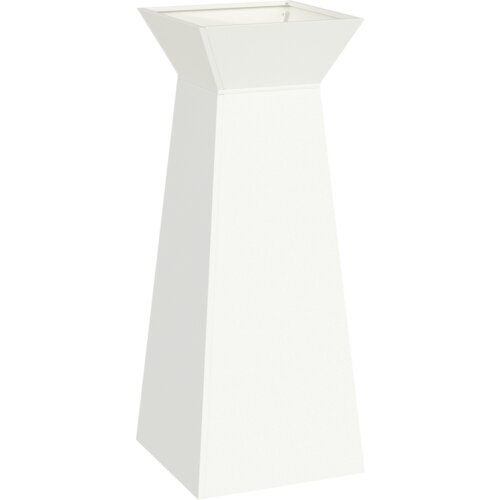 VidaXL Stalak za biljke Bijeli Metal 40 x 40 x 101 cm Dekorativni umetci Slike