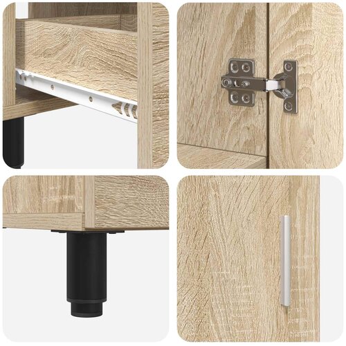  Toaletna jedinica Hrast sonoma 60 x 35 x 60 cm Slike