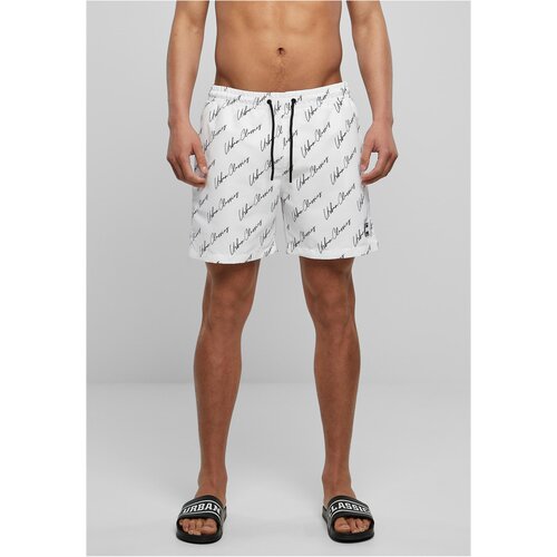 UC Men Pattern Swim Shorts whitescriptlogo Slike