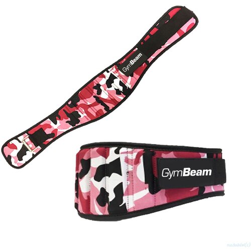 GymBeam ženski fitnes pojas Pink Camo Slike