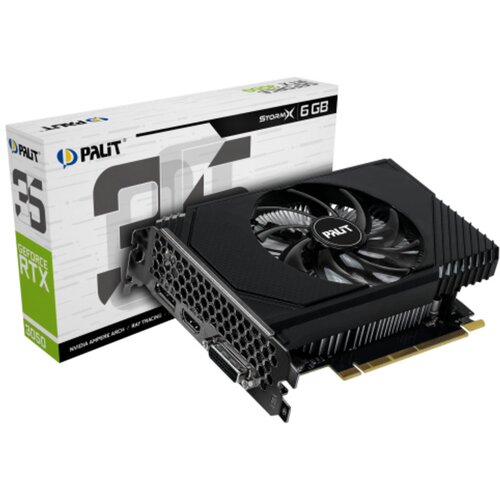 Palit VGA 3050 StormX 6G6GB GDDR6, 96-bit,DVI, HDMI, DP Cijene