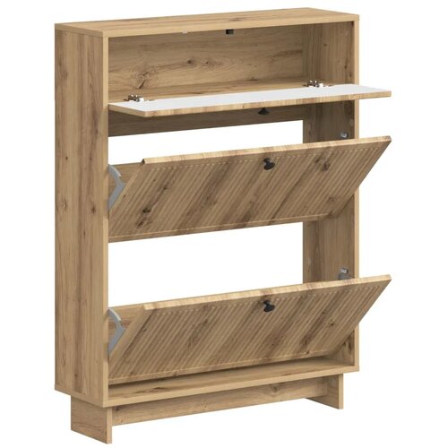  Ormar za cipele EDE 78 x 24 x 103 cm Konstruirano drvo - Hrast artisan Slike