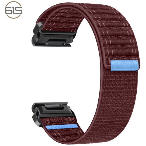 INF 22 mm najlonski pa&scaron;ček za uro Garmin Fenix 8/567X/pro/Epix 935/965 DarkRed, (22075701) Cene
