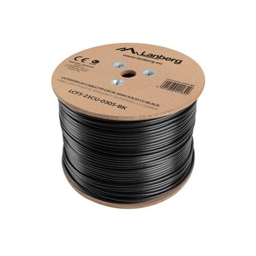 Lanberg LCF5-21CU-0305-BK networking cable 305 m Cat5e F /UTP (FTP) Black Cijene