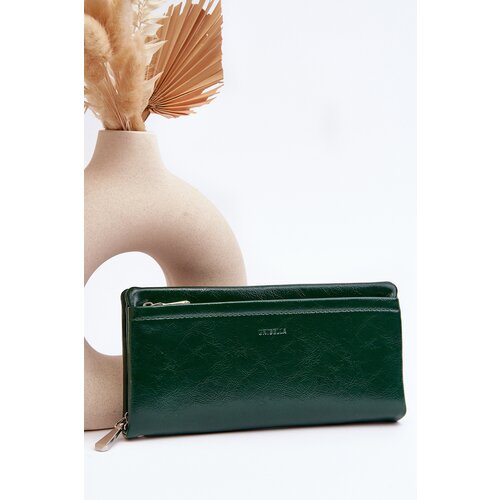 Kesi Women's Wallet Dark Green Tiborlena Cene