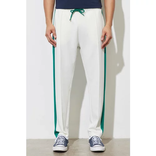AC&Co / Altınyıldız Classics Men's Ecru Standard Fit Normal Cut, Pocket Comfort Cotton Sweatpants.