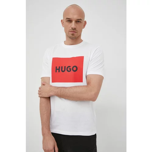 Hugo Pamučna majica boja: bijela, s tiskom