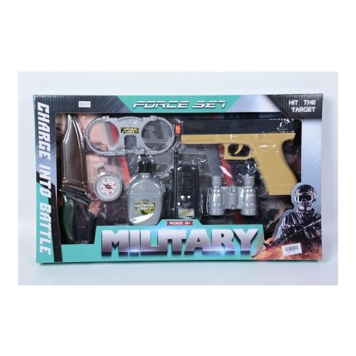  Vojni set za igru - pištolj sa dodacima ( MKQ369981 ) Cene