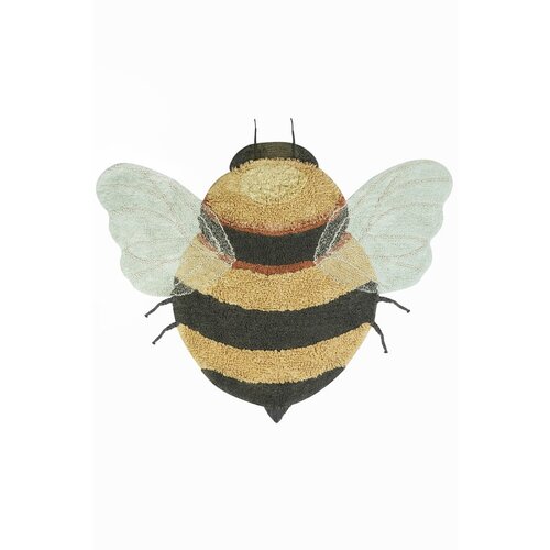 Lorena Canals Žuti periv/ručno rađen pamučan dječji tepih 115x150 cm Bee &amp;ndash; Slike