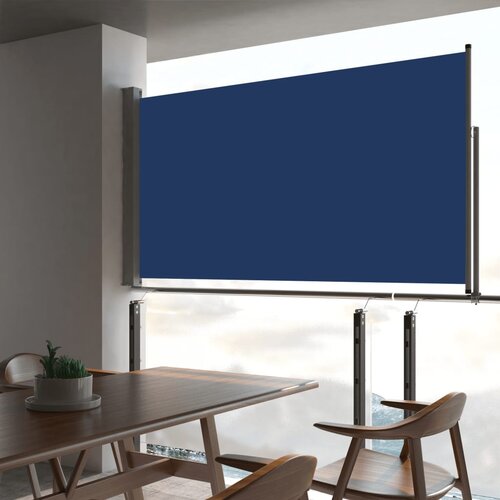 vidaXL uvlačiva bočna tenda za terasu 160 x 300 cm plava Cijene