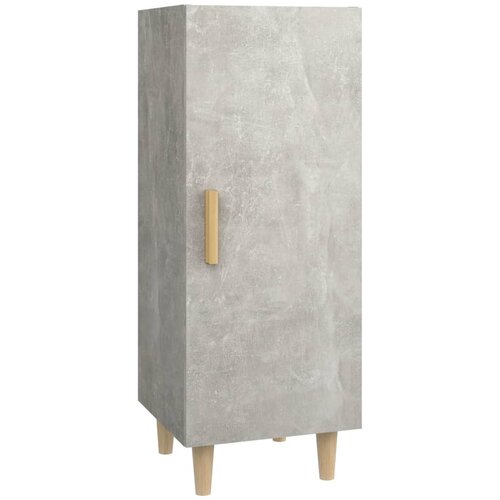 Maison Chic Komoda - Predalnik betonsko siva 34,5x34x90 cm konstruiran les, (21722053) Cene